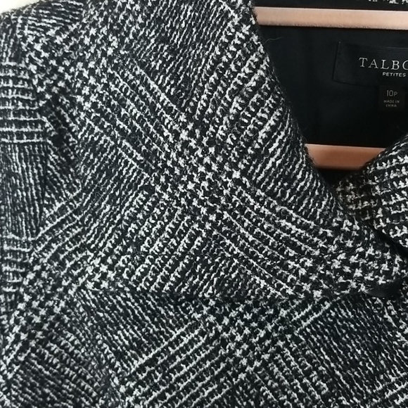 Talbots Petites Gray Wool Blend Jacket 10P NEW - Picture 4 of 8